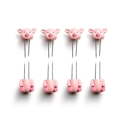 Outset Corn Holders, Pigglet Design, Set of 4 Pairs, Pig