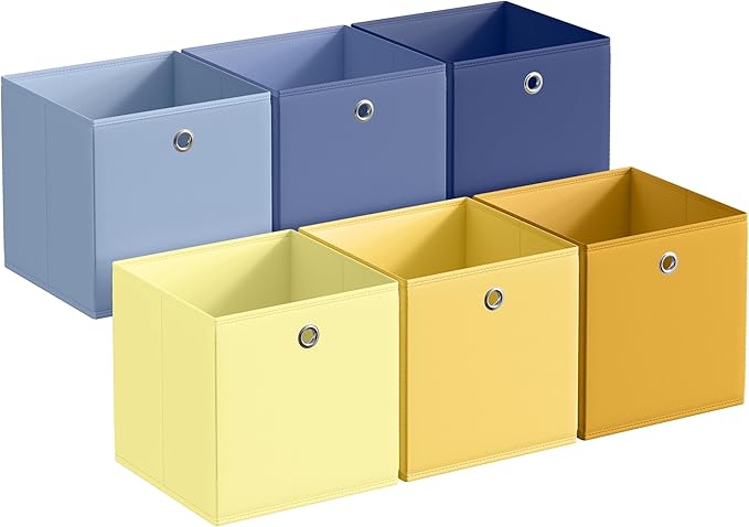 Juego de 6 cajas organizadoras plegables SONGMICS