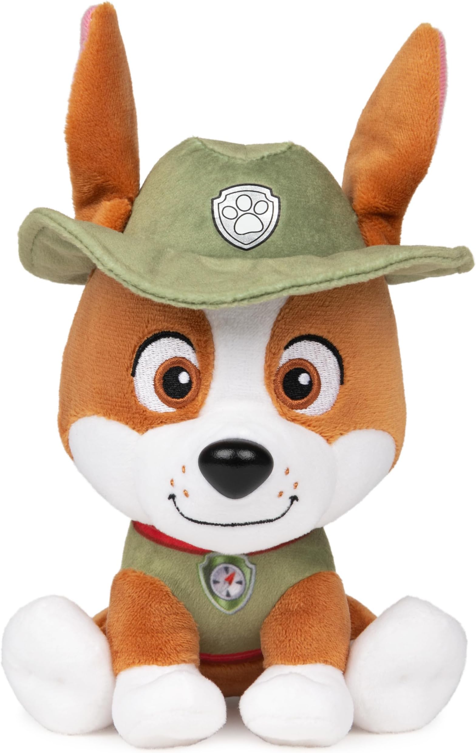 Paw Patrol Plush Tracker, Official Hit Cartoon Toy, Plush Animal from 1 Years, 6 Inches