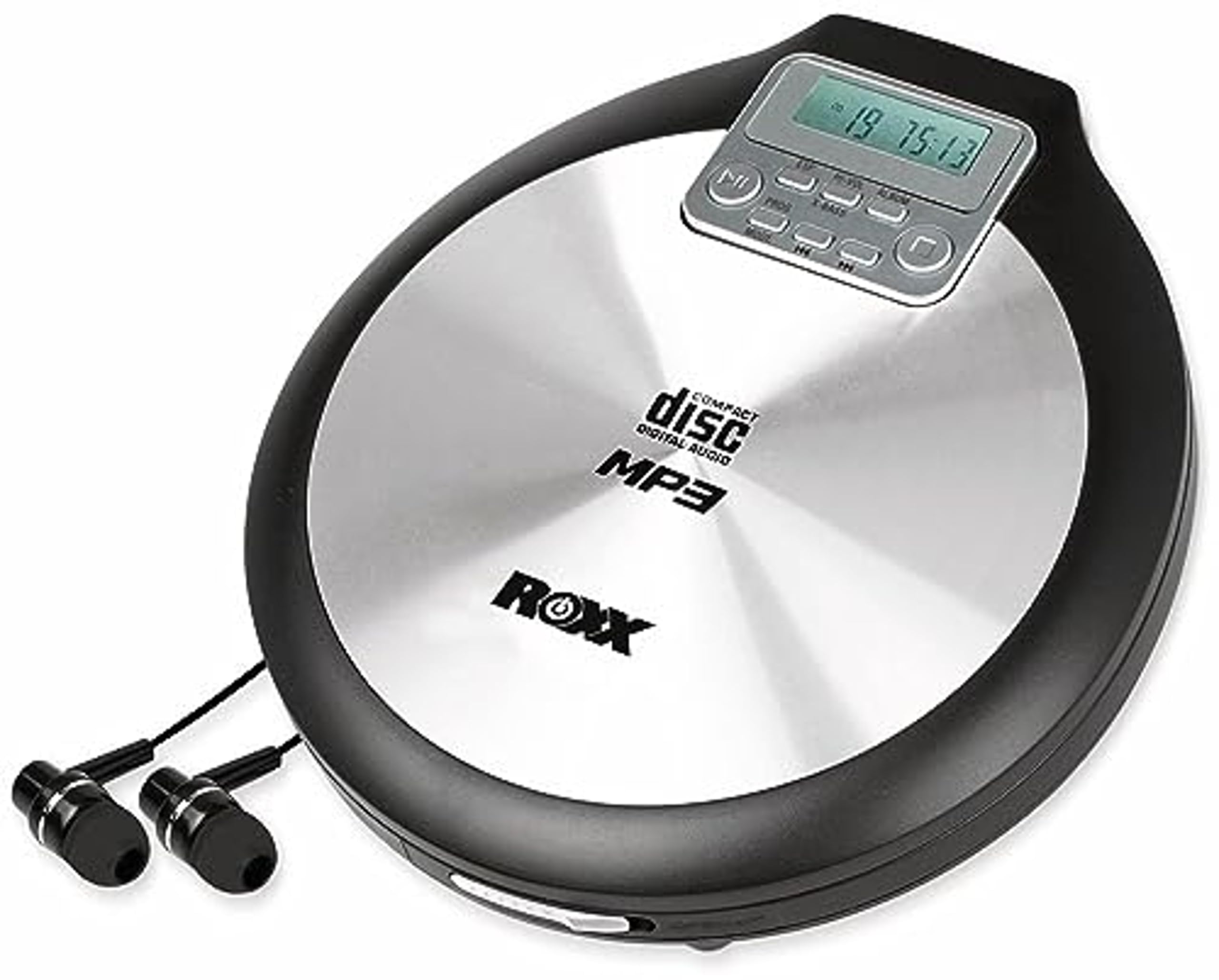 Lecteur CD Portable Roxx PCD 600 CD, CD-R, CD-RW, MP3 Noir