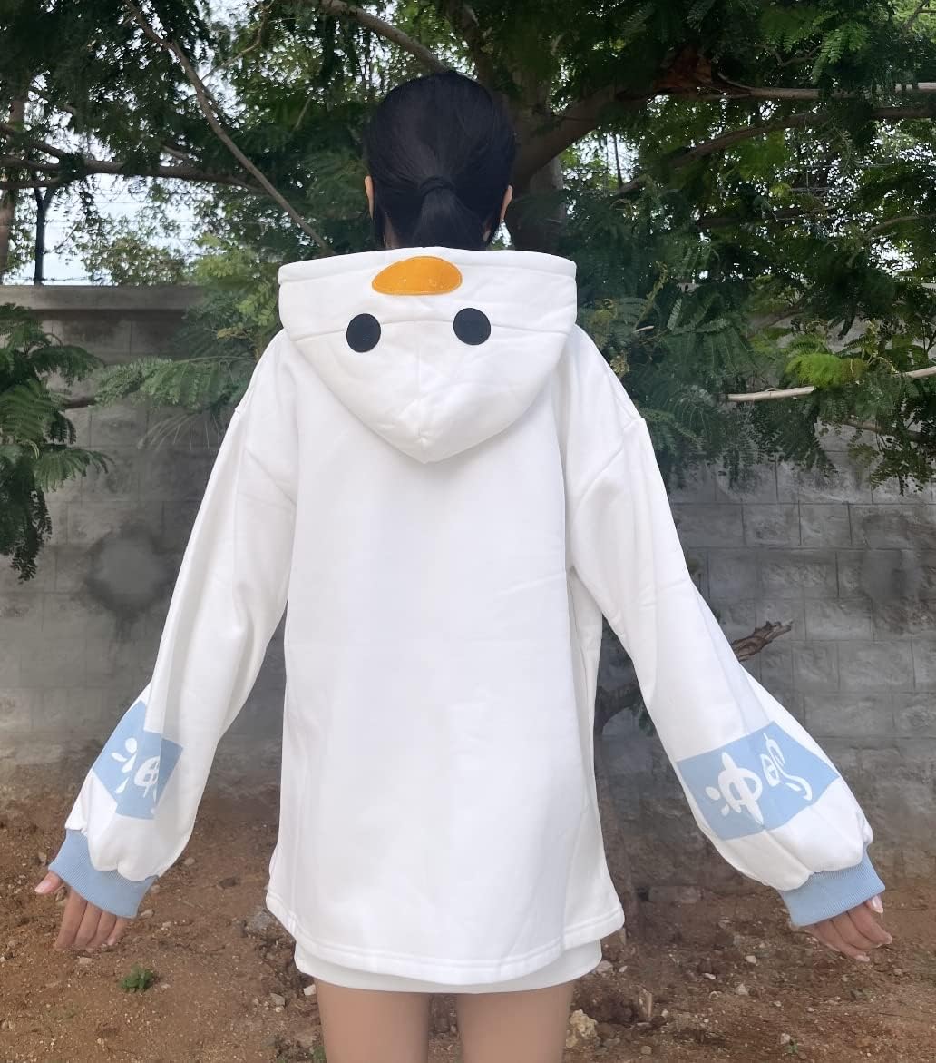 CRB Fashion Womens Kawaii Teens For Teenagers Cartoon Cotton Fleece Hoodie Top Shirt Sweatshirt