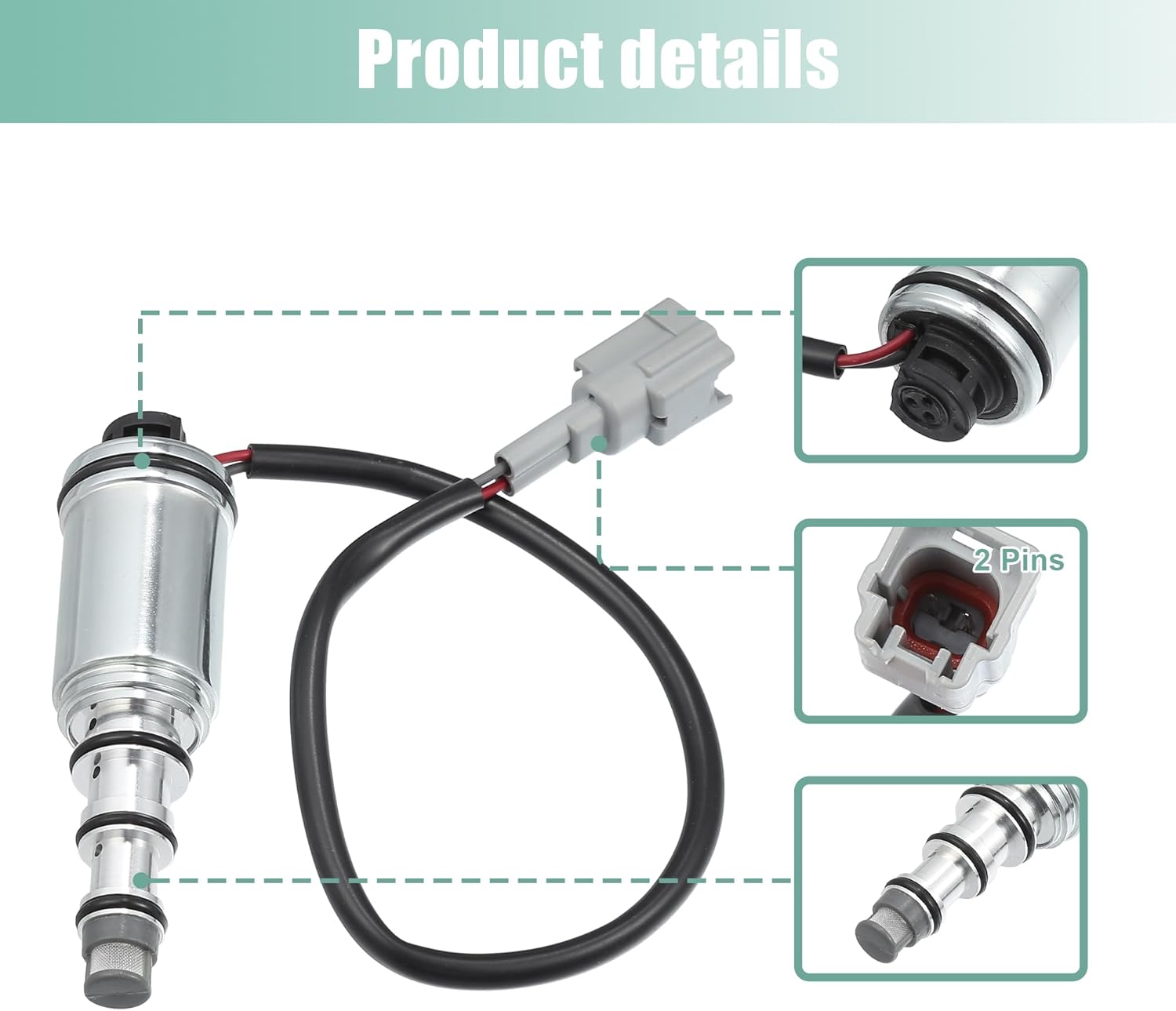 X AUTOHAUX AC Compressor Control Solenoid Valve Air Conditioner Control Valve Replacement No.926004PB0A for Infiniti M35 Base 2008-2010