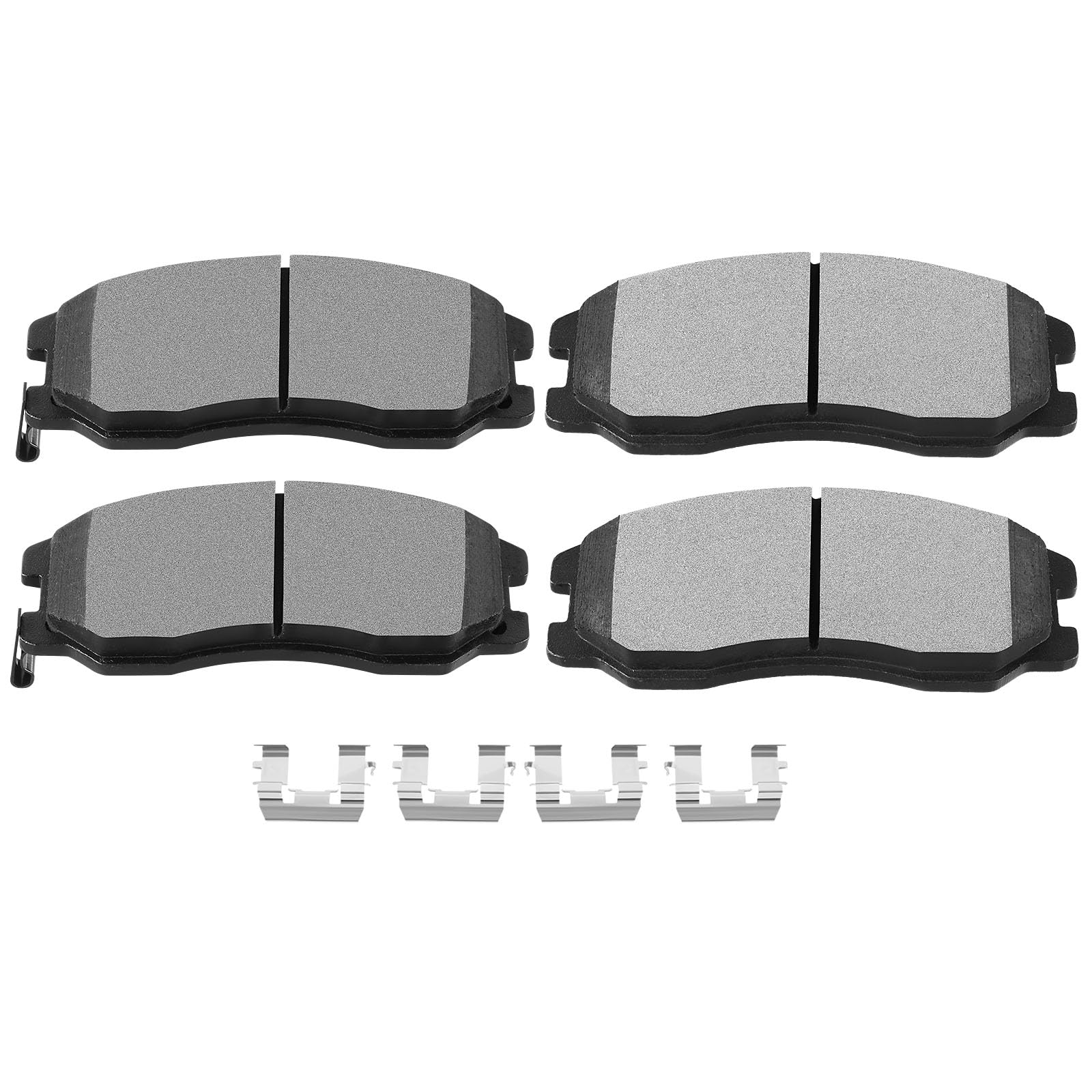 SCITOO D1264 Front Ceramic Brake Pads Sets Fit For Chevrolet Captiva Sport 2012-2015,For Chevrolet Equinox 2007-2009,For Pontiac Torrent 2007-2009,For Saturn Vue 2008-2010,For Suzuki XL-7 2007-2009