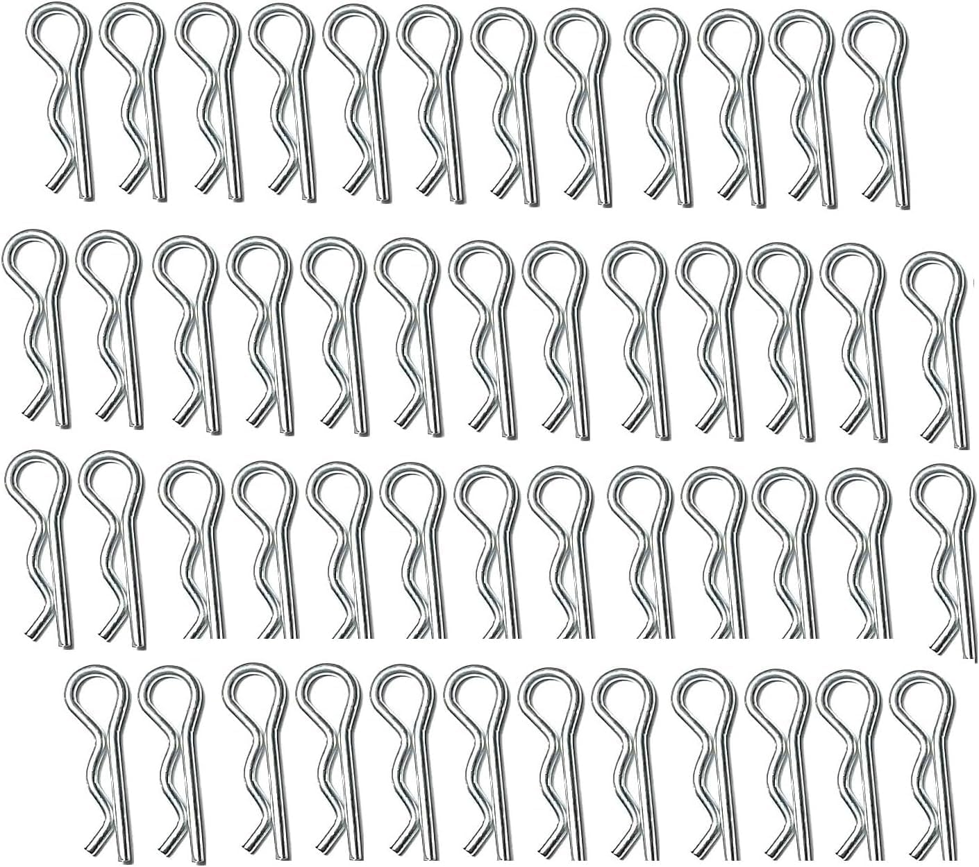 50pcs H166 Body Clips Pins,RC Clips Parts for HBX Q903A 18859E 16889 16890 18858 Q901A Q902A 12811 12812 12813 12891 RC Car Parts Truck Buggy Shell Clips