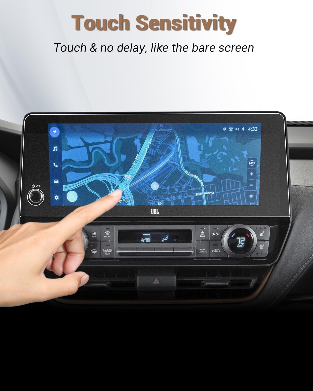 12.3" Anti Glare Matte 2026 Grand Highlander Screen Protector for 2024 2025 2026 Toyota Grand Highlander (XLE/Limited/Platinum/Max Limited/Max Platinum) Screen Cover Grand Highlander 2026 Accessories