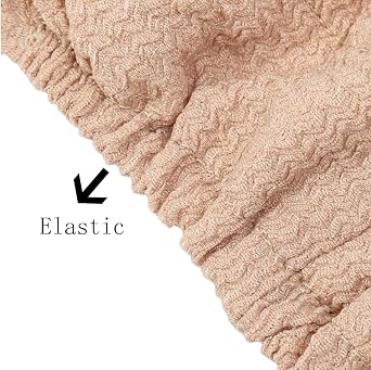 3Pack Crinkle Elastic Turban Hijab Hats Soft Breathable Head Wraps Muslim Hats for Women