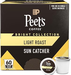Light Roast Keurig K-Cup Pods - Sun Catcher 60 Count (6 Boxes of 10 Pods)