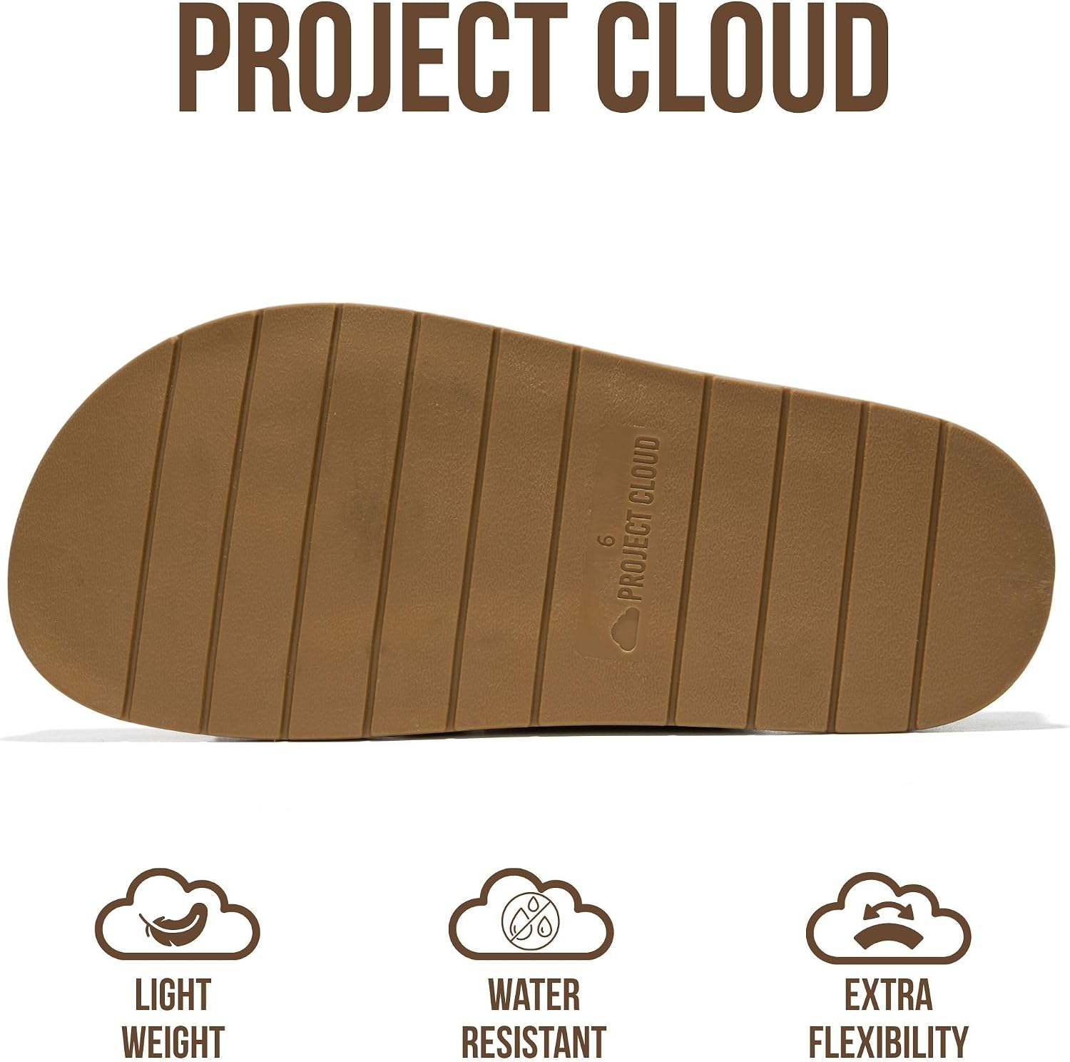 Project Cloud Sandals for Women - Trendy Sandals for Women 2026 with Adjustable Straps - Plush and Soft Insole Womens Slides - Non Slip Outsole Slides