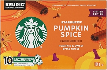 星巴克南瓜香料风味咖啡K杯咖啡Pods