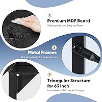 Vista 32 de DUMOS Escritorio de oficina pequeño de 32 pulgadas para computadora de estilo moderno y simple, mesa de trabajo de estudio para el dormitorio