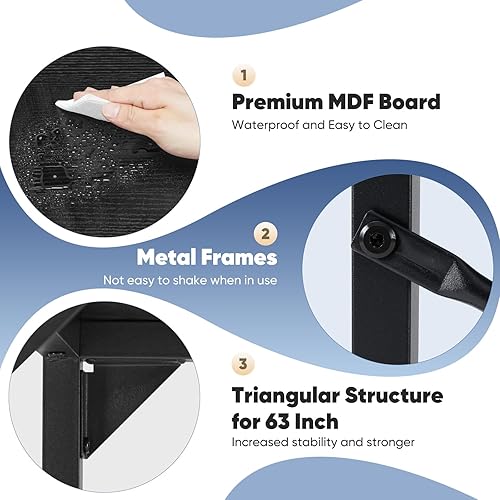 Miniatura 32 de DUMOS Escritorio de oficina pequeño de 32 pulgadas para computadora de estilo moderno y simple, mesa de trabajo de estudio para el dormitorio