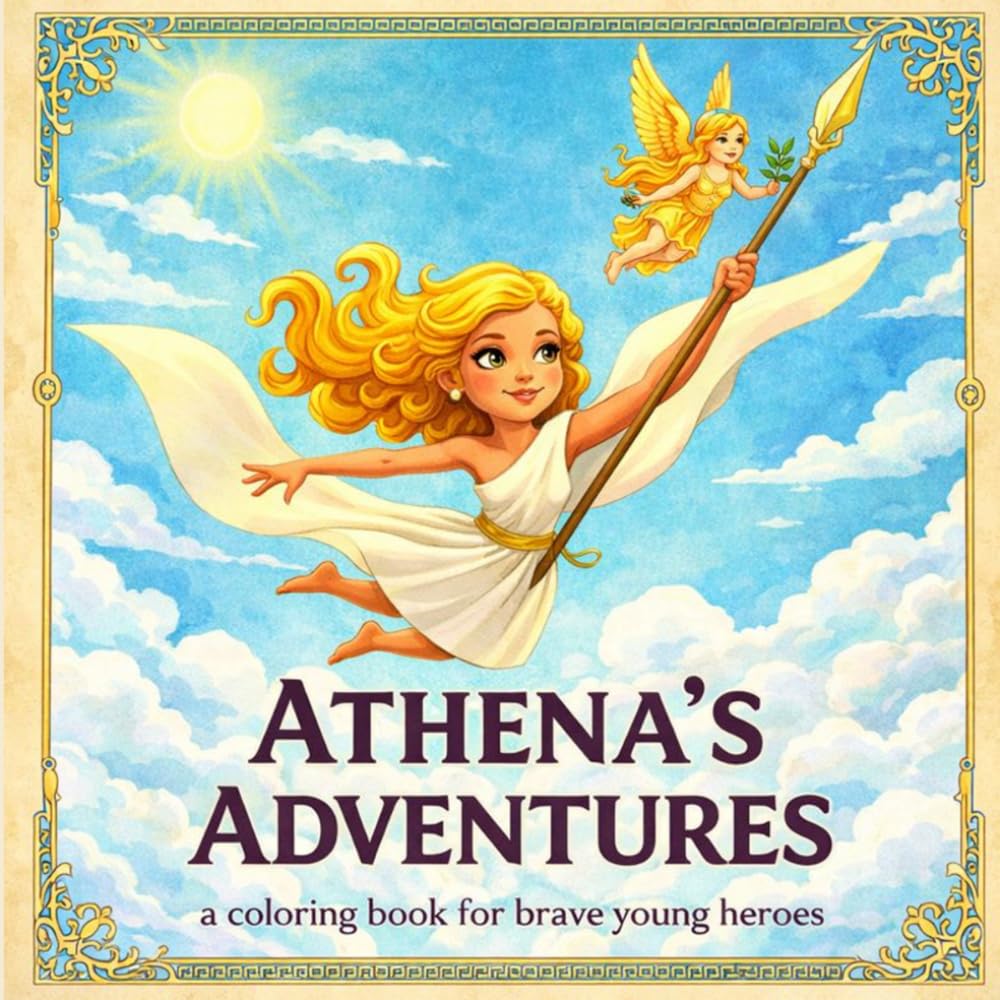 Athenas Adventures: A Coloring Book For Brave Young Heroes