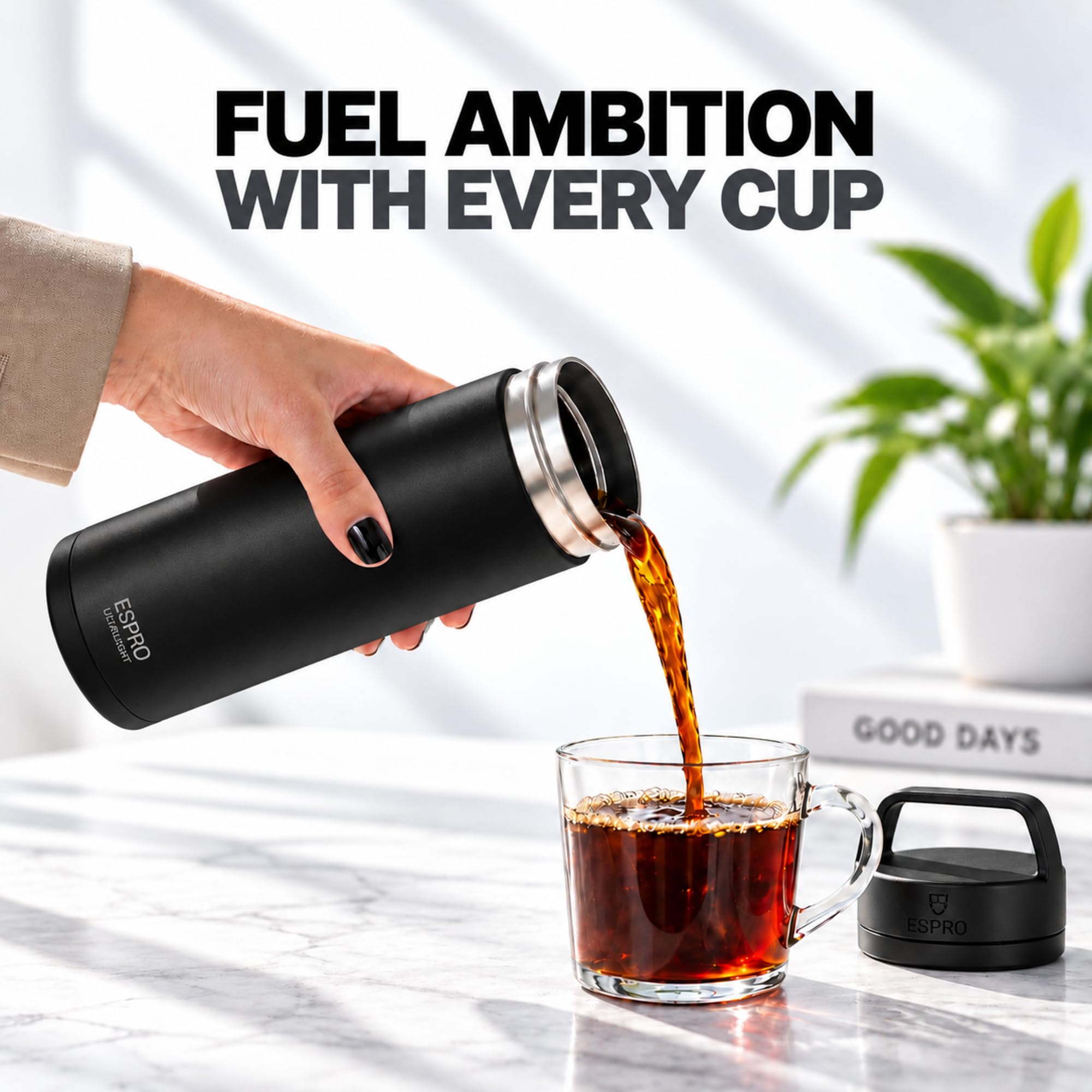 ESPRO P0 Ultralight French Press - Coffee on the Go -8