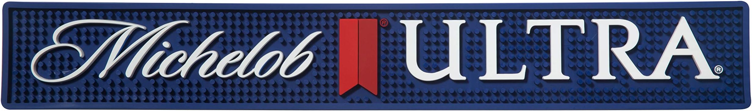 Ultra Bar Mat - Black Rubber Spill Mat for Bar Rail