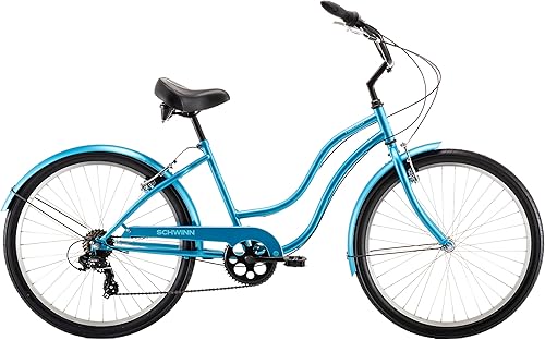 Miniatura 61 de Schwinn Mikko Adult Beach Cruiser Bike Azul marino