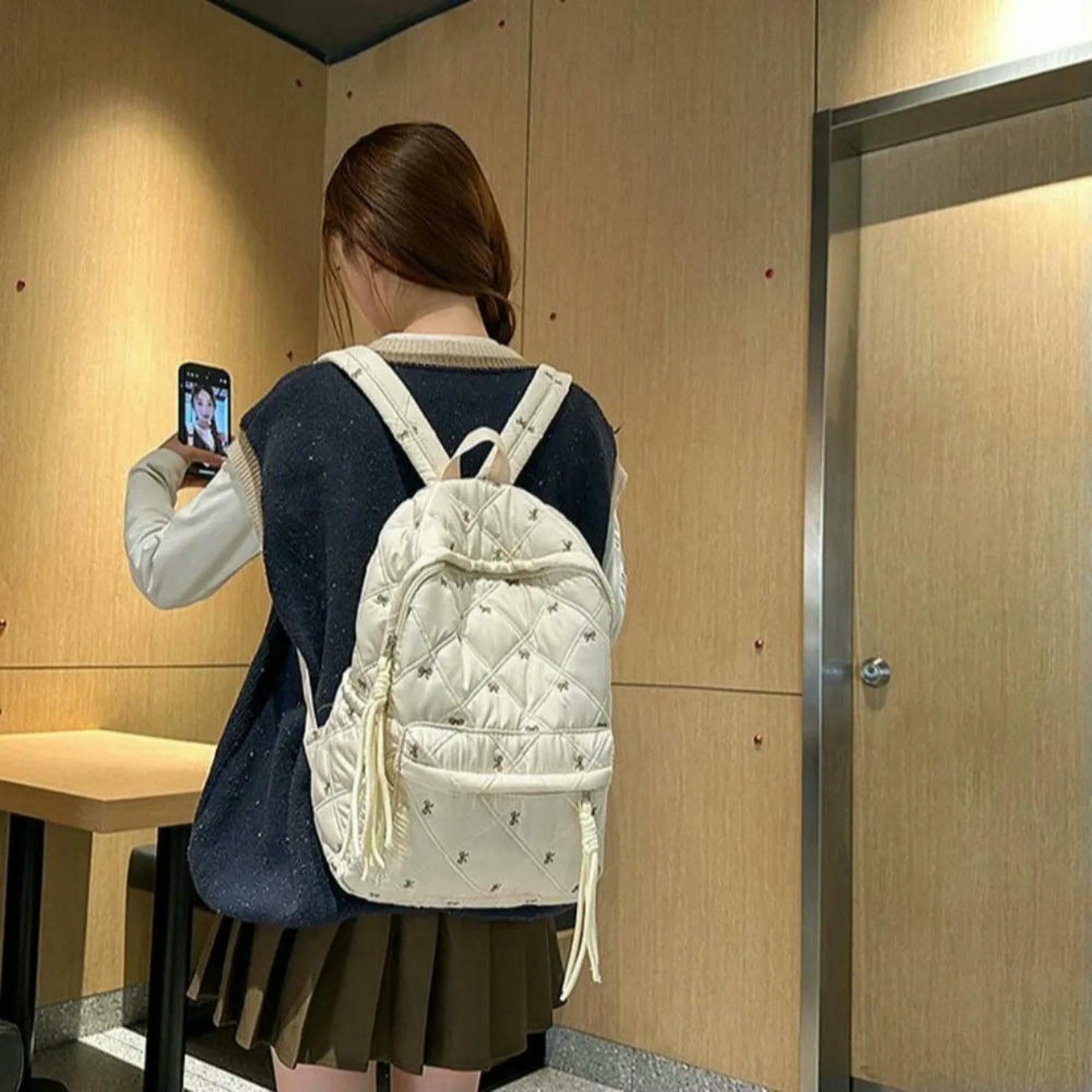 Zaino per La Scuola di Grande capacità Leggero Studenti Borsa Laptop Libri da Viaggio-Rosa