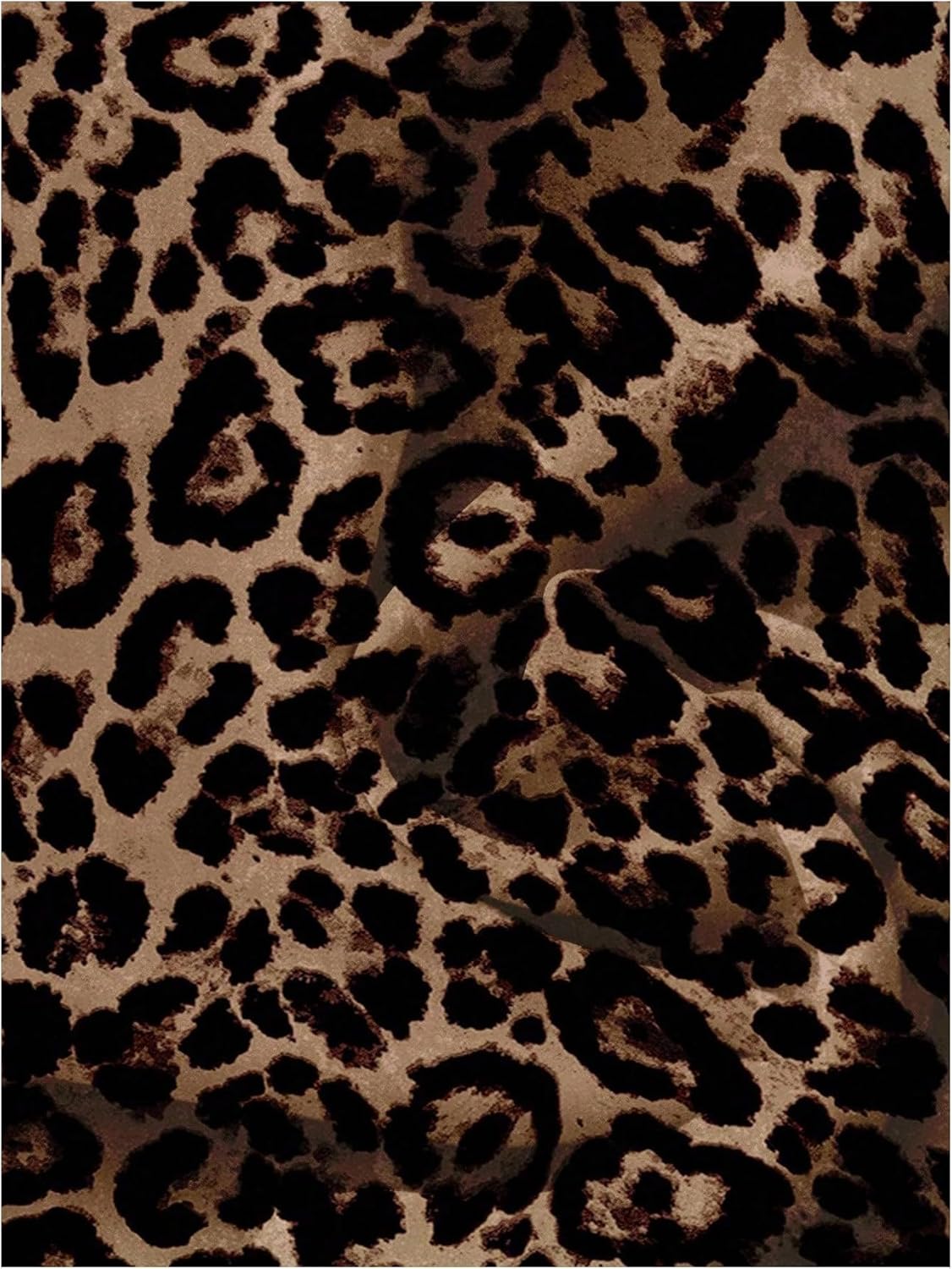 Women's Leopard Print Ruffle Sleeve Tops Summer Vintage Button Front V Neck Dressy Casual Blouses - Image 4