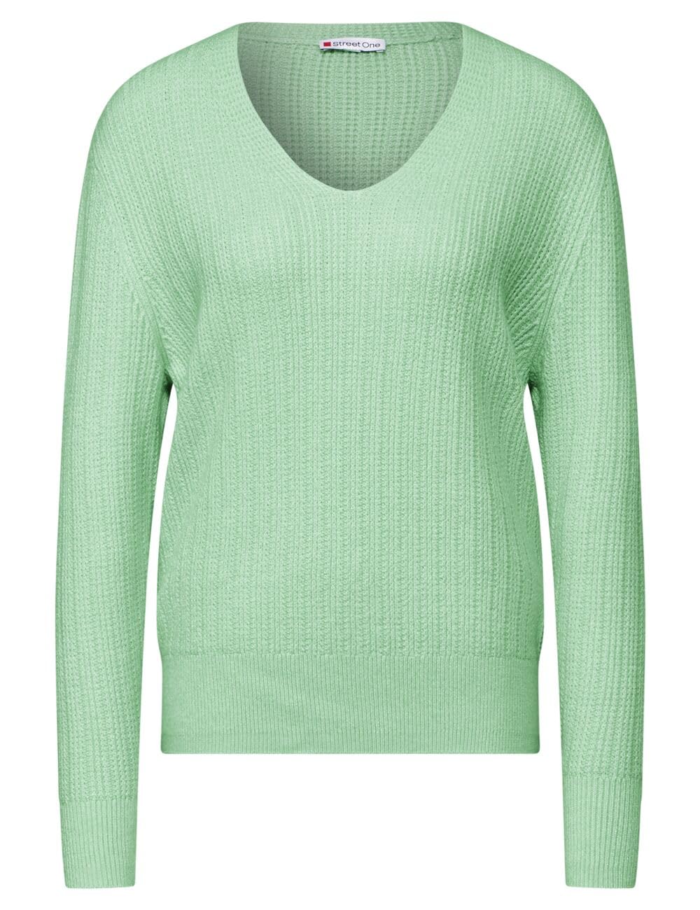 Street One Damen Kuscheliger V-Neck Pullover