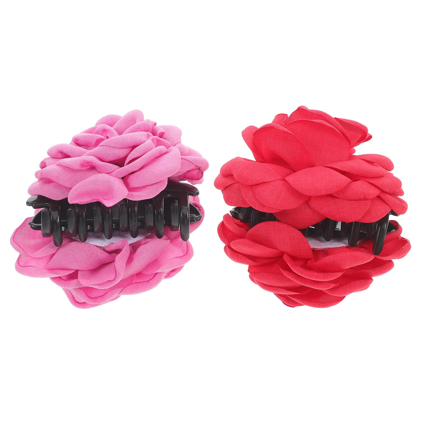 Amazon.com: WOONEKY 2pcs Flower Hair Claw Clips for Women Large