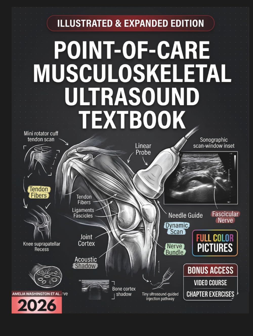 POINT-OF-CARE MUSCULOSKELETAL ULTRASOUND TEXTBOOK: Illustrated & Expanded | A Practical Clinical Guide to Sonoanatomic Assessment, Dynamic MSK Scanning, and Pathology Recognition