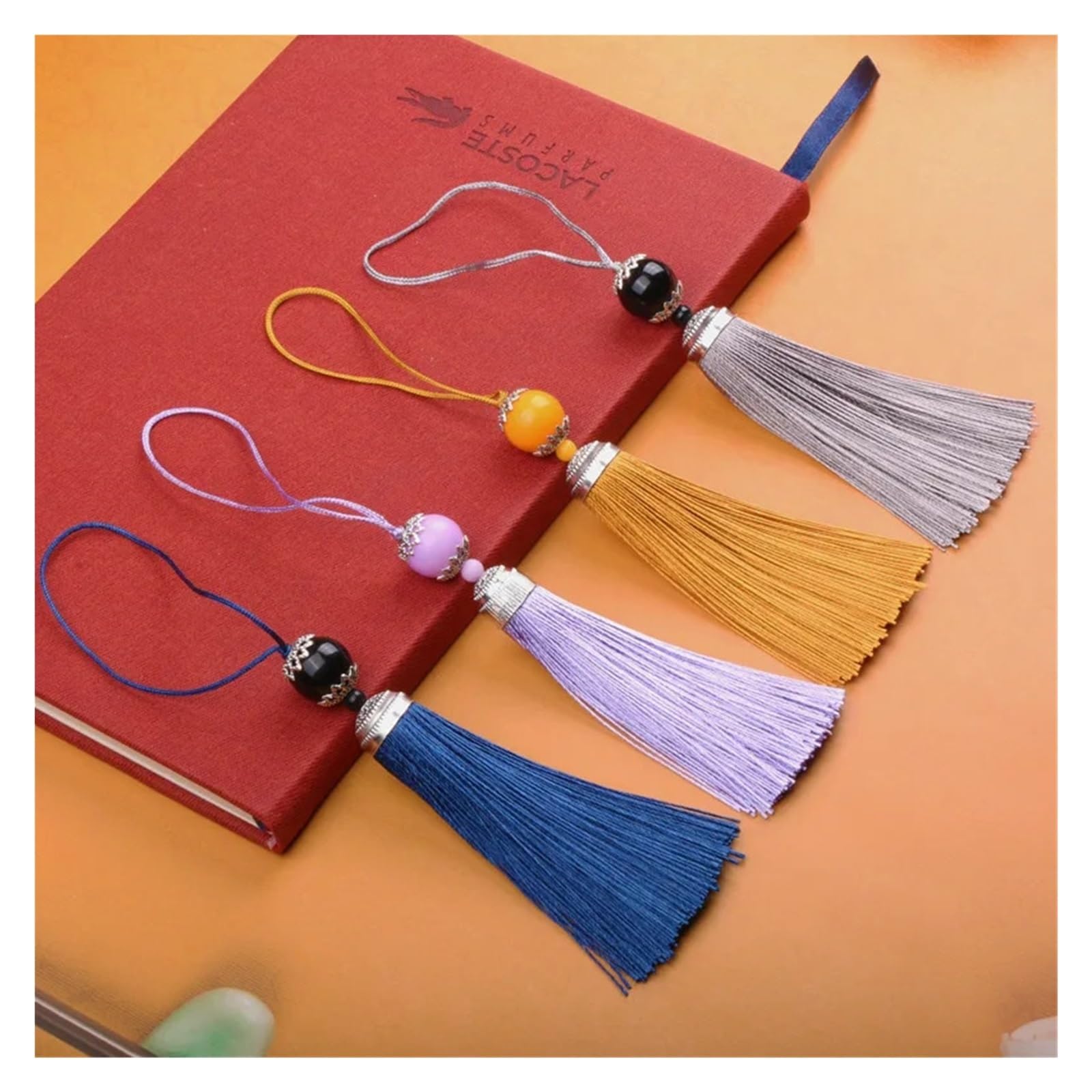Nappine 20 nappe artigianali con perline da 15 cm