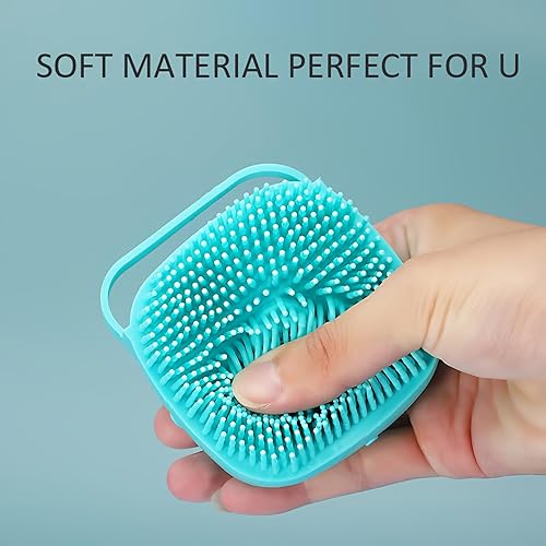 Miniatura 6 de Cepillo de baño para perros, cepillo de silicona suave, cepillo de aseo para mascotas, champú de baño, dispensador de masaje, cepillo de ducha para