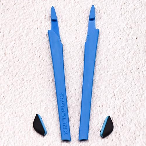 Miniatura 3 de 2 azul compatiblereemplazo silicona pierna conjunto para Oakleys Crosslink gafas de sol kit de goma