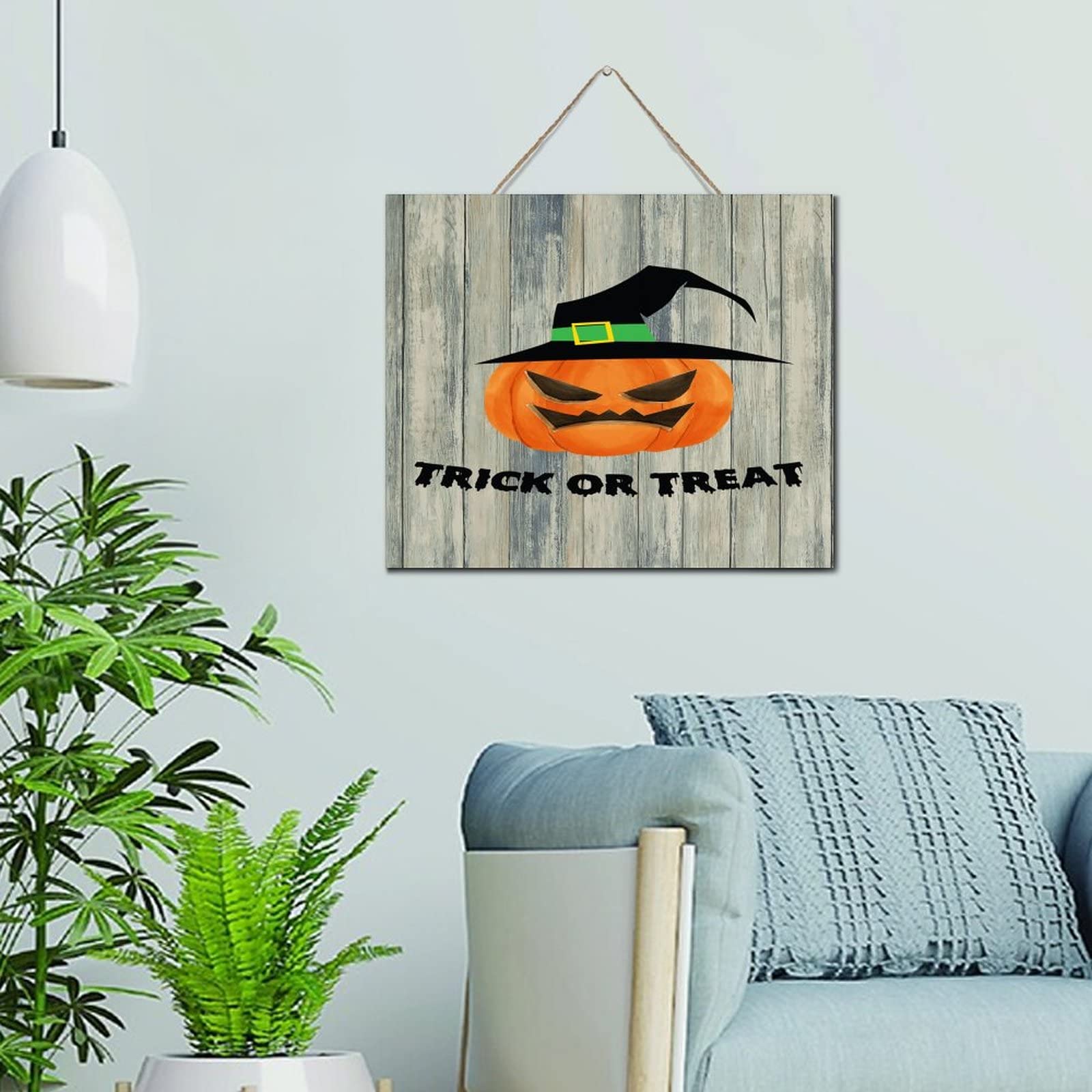 Panneau de décoration en bois de qualité supérieure motif citrouille moderne