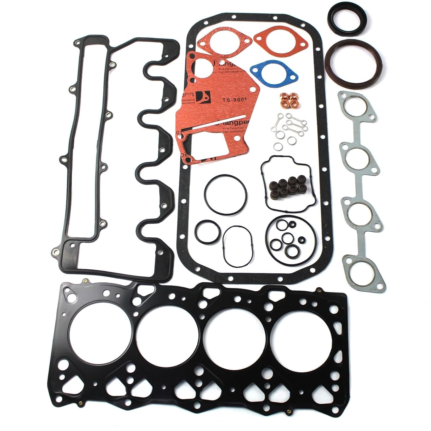 4LE2 Engine Gasket Kit (Electronic Fuel Injection) Full Gasket Set with Head Gasket for Isuzu 4LE2 Engine for Hitachi ZAX55 for IHI 45NX Excavator Engine Repair Aftermarket Parts