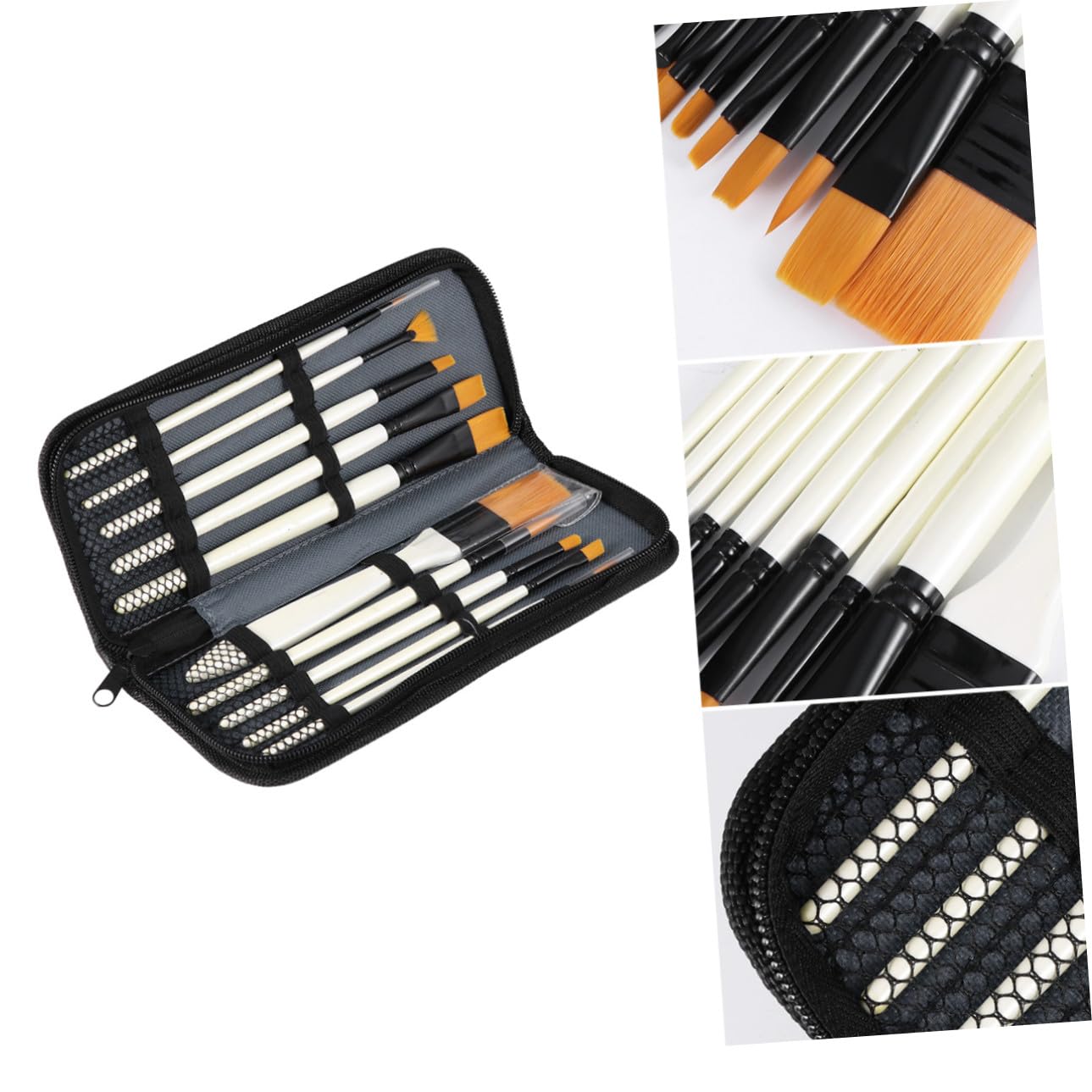 jojofuny 2 Set Nylon Con Per Ad Gouache E Acquerelli Facili E Comodi Tenere Per 10 Pezzi*2