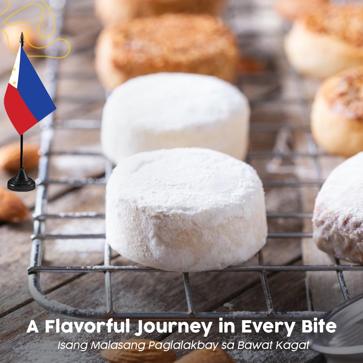 24 Pcs Puto Molder Filipino + Polvoron Molder Filipino Round for Filipino Cuisine Desserts and Snacks | Perfect Set of Molders for Baking Filipino Food