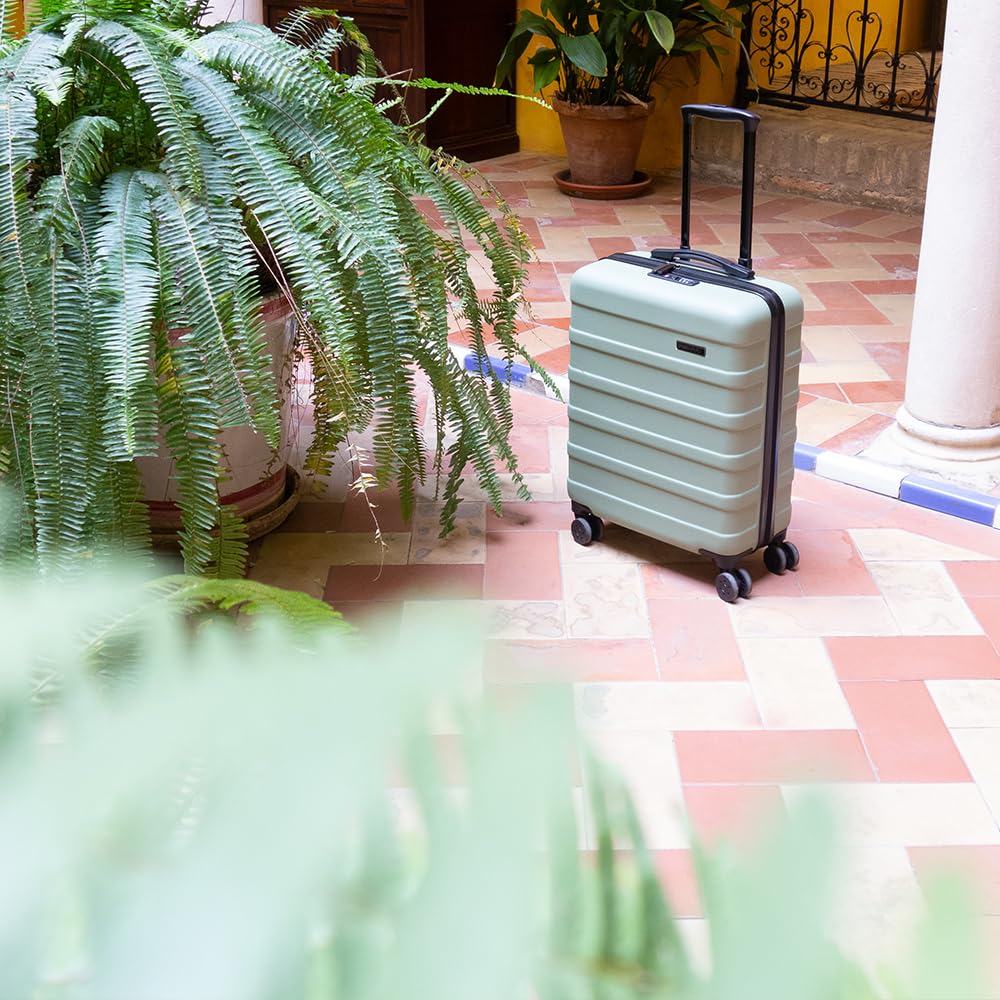 Cabin Max Valise à Main 55x35x25 cm, légère, Coque Rigide, Bagage à Main, avec 4 Roues, Serrure à 3 Chiffres (Bodo Grun, Air France, KLM), Bodo Grun, 55 x 35 x 25cm … - 5
