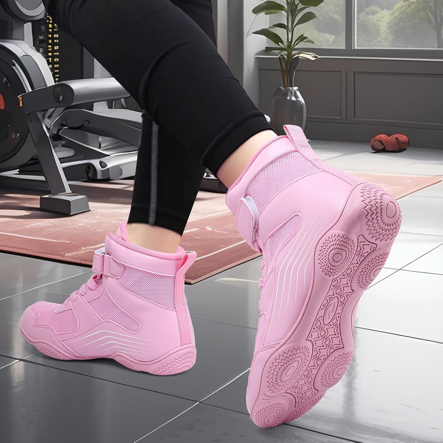 Kids Wrestling Shoes Youth Boys Girls Boxing Shoes Lightweight Breathable Non Slip ... - Image 2