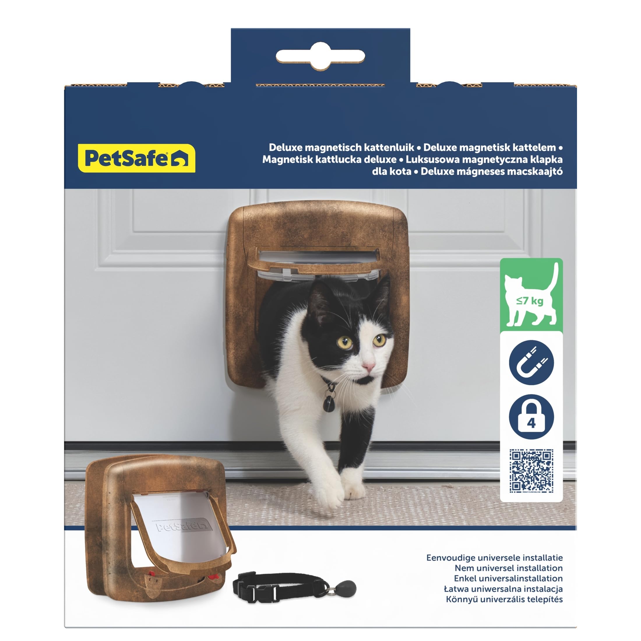 Petsafe Staywell Luxus Drzwiczki dla Kotów, Brązowy, 25,20 x 24,10 cm