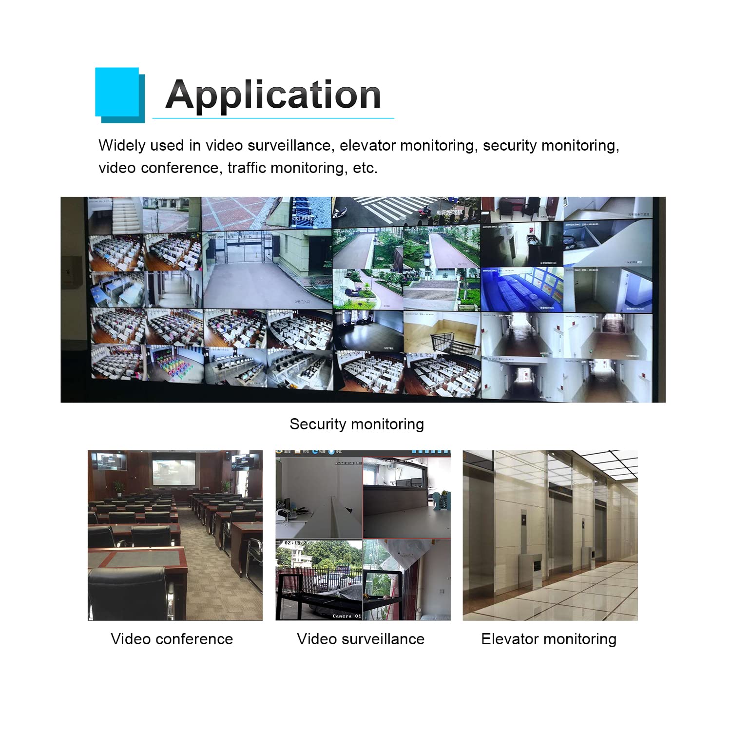 TVI CVI AHD CVBS to HDMI Converter,WANLUTECH Full HD 4K 8MP/5MP/4MP/3MP/1080P/720P BNC to HDMI Converter Adapter for Monitor HDTV DVR