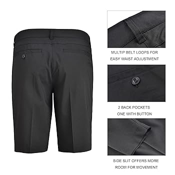Lesmart Womens Golf Shorts Lightweight Stretch Relaxed Fit