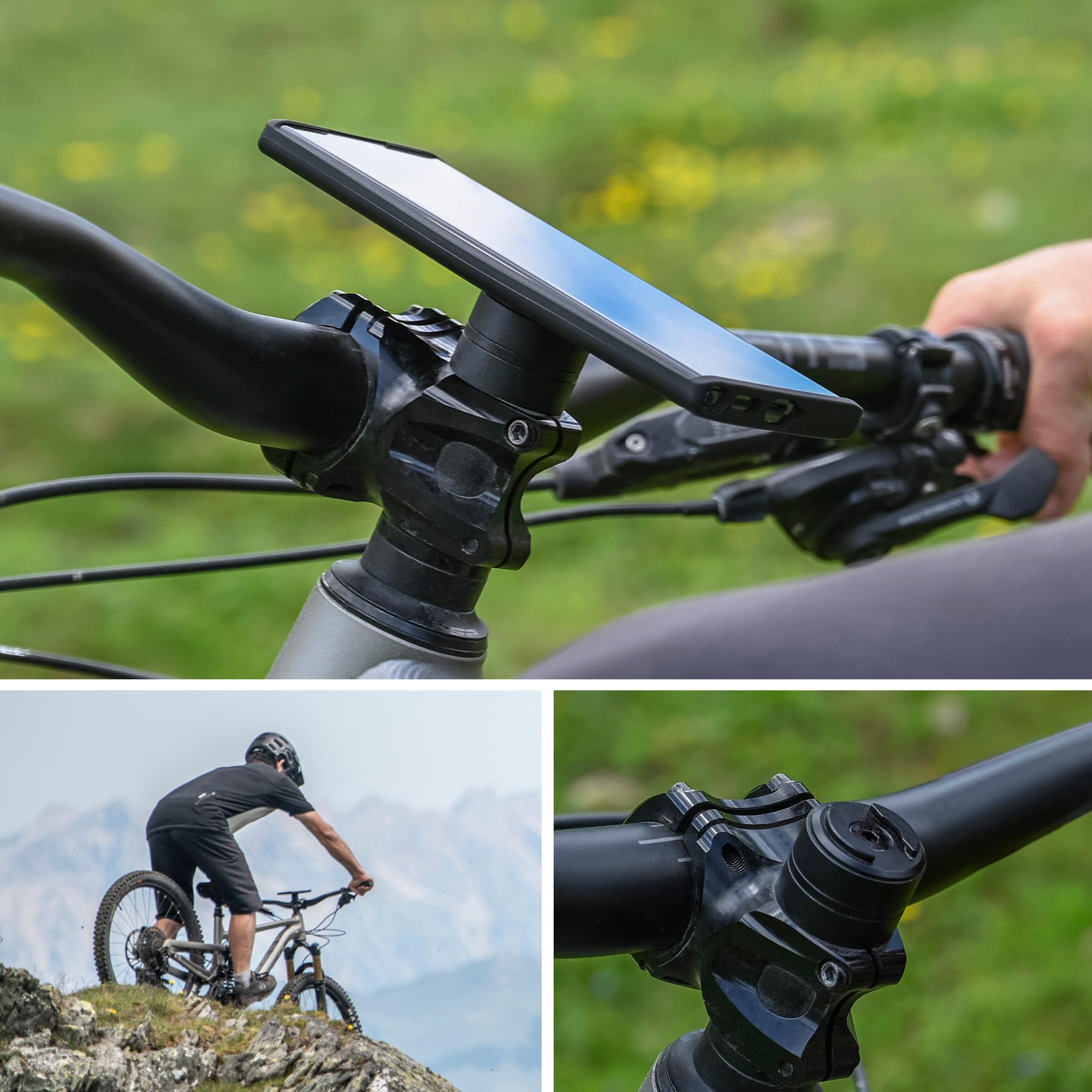 SP CONNECT Micro Stem Mount Pro Interface | SPC+ | Handy Halterung für den fahrradlenker | Smartphone Halterung Fahrrad