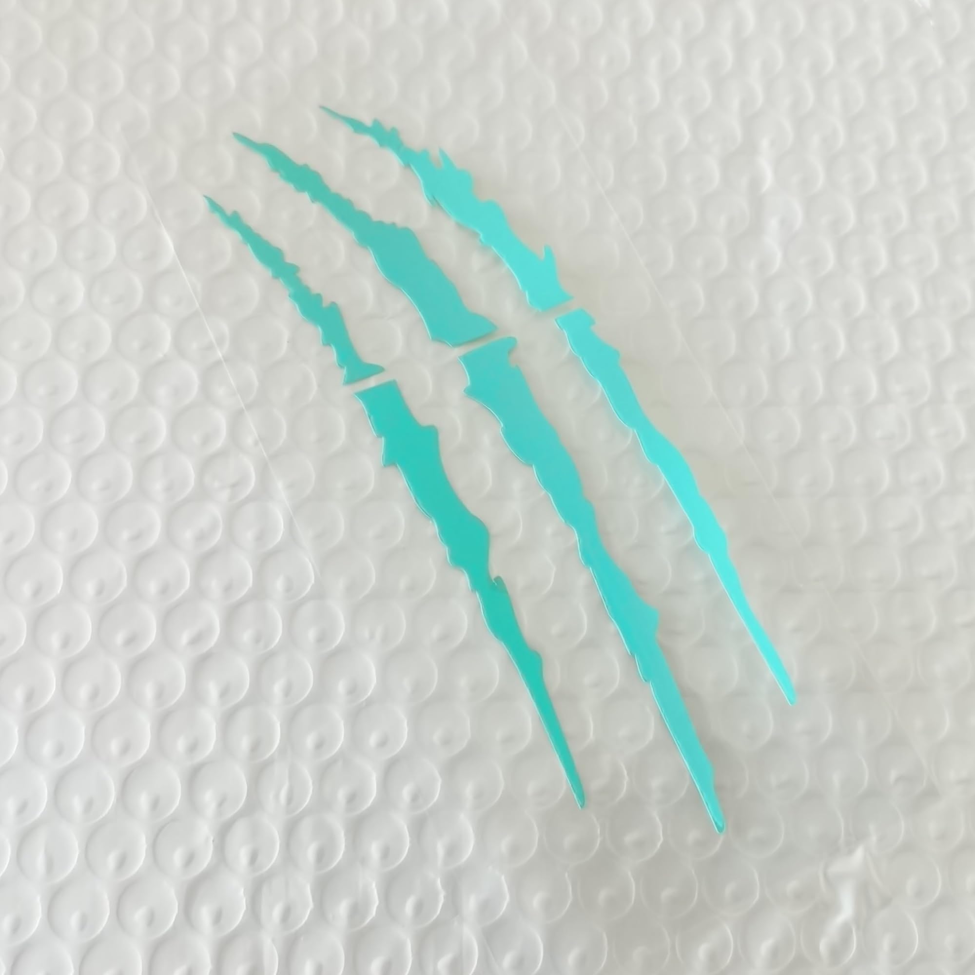 HAfgDJ Motorcycle Helmet Stickers Paw Print Waterproof Reflective Decal