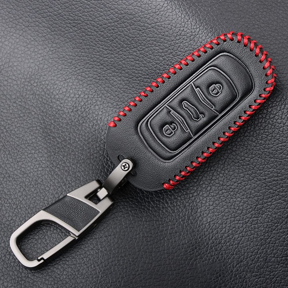 Genuine Leather Car remote key case for Geely Atlas Boyue NL3 EX7 Emgrand X7 EmgrarandX7 SUV GT GC9 borui Car remote key case
