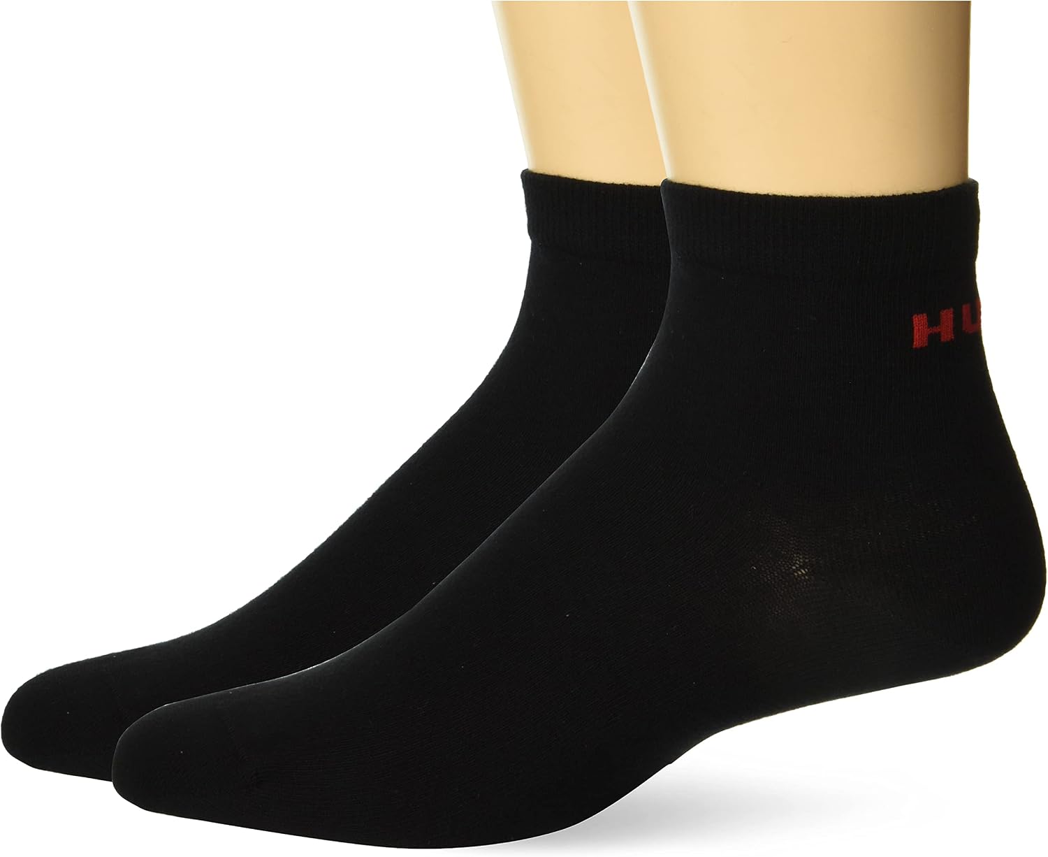 HUGO Men's 2-pack Statement Logo Cotton Short Socks
