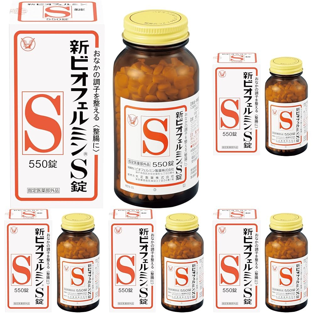 Amazon | [指定医薬部外品] 大正製薬 新ビオフェルミンS錠 550錠 61日