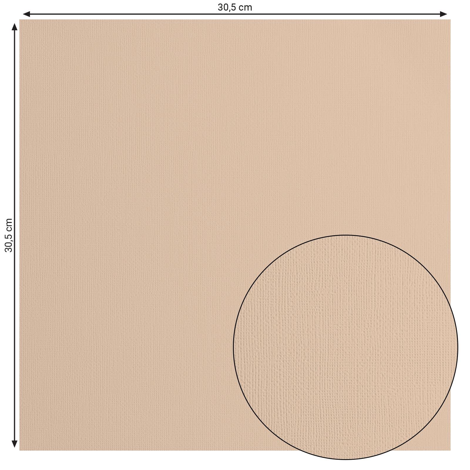 Florence Cardstock Textured, Coloured Card Making Supplies 12 x 12 inch, Beige, 20 Sheets - Image 2