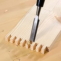 Vista 7 de Buck Brothers 120106BC cincel de madera de 1 pulgada fabricado en EE. UU., para cortes de desbaste y acabado en carpintería y ebanistería, hoja