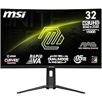 MSI MAG 321CUPDF Monitor Curvo Gaming 32" UHD - Pannello Rapid VA 1500R 3840 x 2160