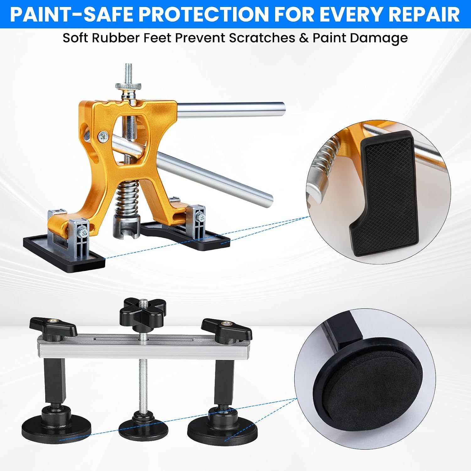 190PCS Car Dent Puller Kit, Paintless Dent Remover Tool for Car Dents