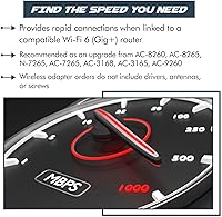 Vista 6 de Adaptador WiFi 6 AX200 Tarjeta WiFi 802.11ax M.2 de doble banda para PC Hasta 2.4 Gbps Sin vPro Compatible con Bluetooth 5.2 e Intel, AMD