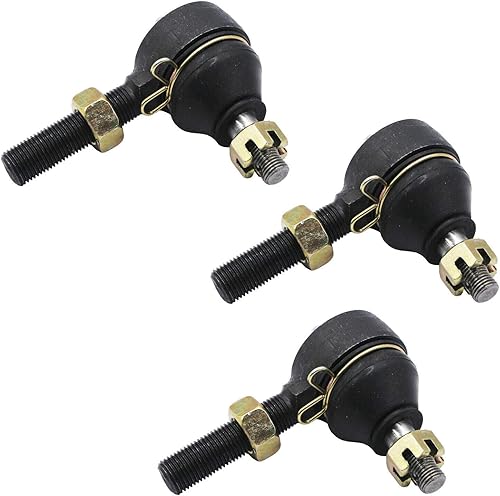 Miniatura 3 de LOSTAR Juego de 3 rótulas para barra de acoplamiento para carritos de golf Club Car DS 1976-2008, conductor eléctrico y de gas (izquierdo) 7540 y