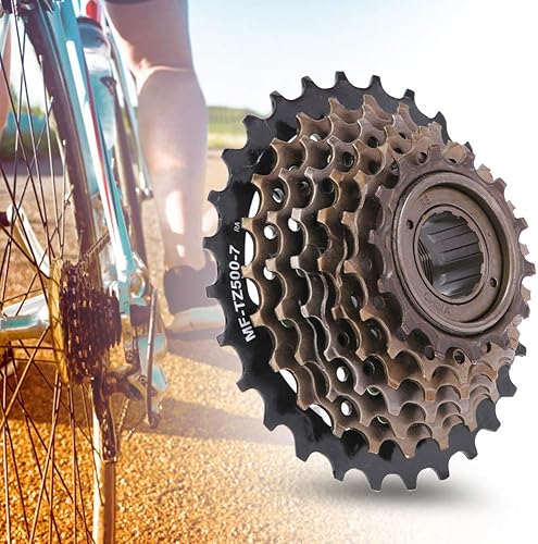 Miniatura 2 de Rueda libre de la bici, TZ500-7 mezcla material montaña 7 velocidad Freewheel para la bici Ciclismo Cassette