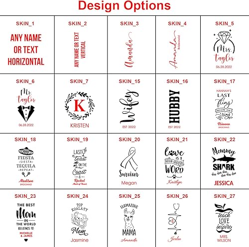 Miniatura 3 de Engrave My Memories Light Teal Tumbler, 20 OZ Skinny Powder Coated Thermal, Stainless Steel Personalized Vacuum Insulated Travel Tumbler