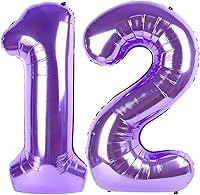 Vista 37 de Globos con números con estampado de vaca, globos de 40 pulgadas del número 0-9 (cero-nueve), globo de vaca para suministros de fiesta de cumpleaños